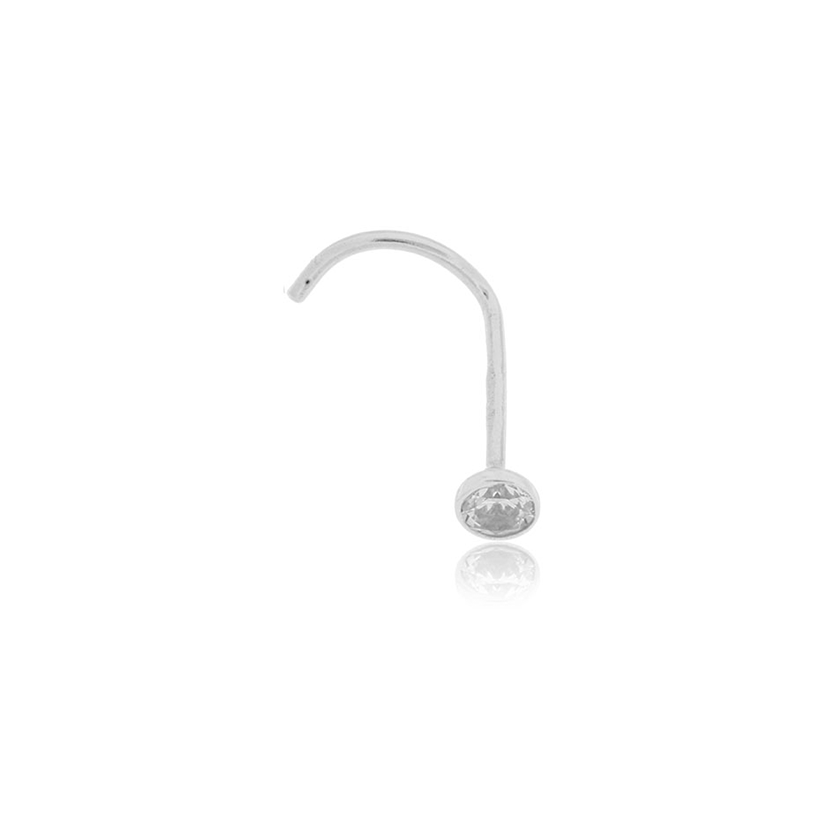 03MA2PIR8 Oro Blanco 18Kts Nariz Bola
