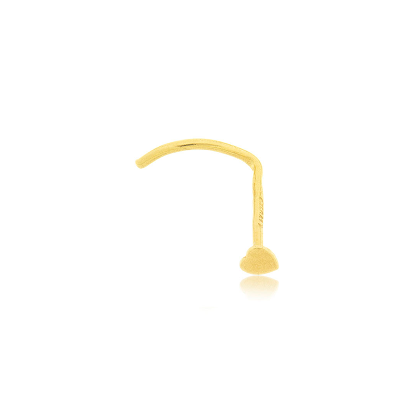 24MA2PIR15 Oro Amarillo 18Kts Nariz Corazon